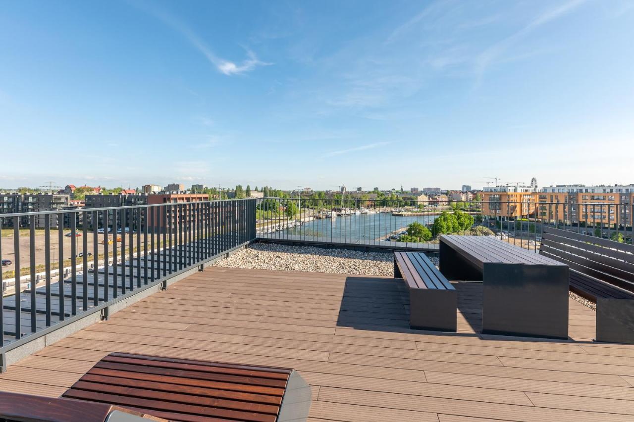 Chlebova - Riverside View Terrace, Free Parking, Gym & Kidsplay By Downtown Apartments Danzica Esterno foto