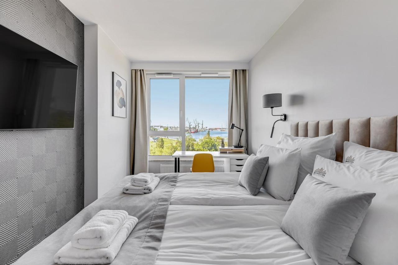 Chlebova - Riverside View Terrace, Free Parking, Gym & Kidsplay By Downtown Apartments Danzica Esterno foto