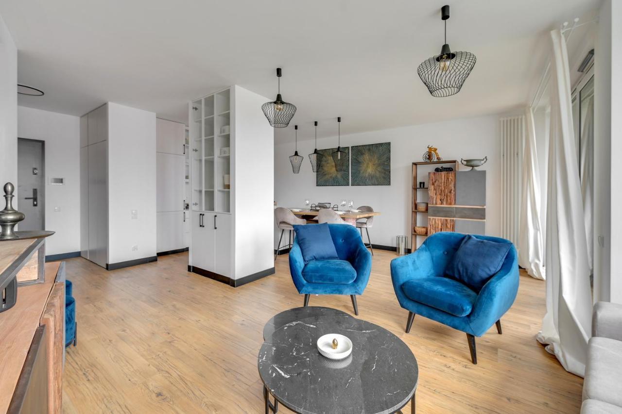 Chlebova - Riverside View Terrace, Free Parking, Gym & Kidsplay By Downtown Apartments Danzica Esterno foto