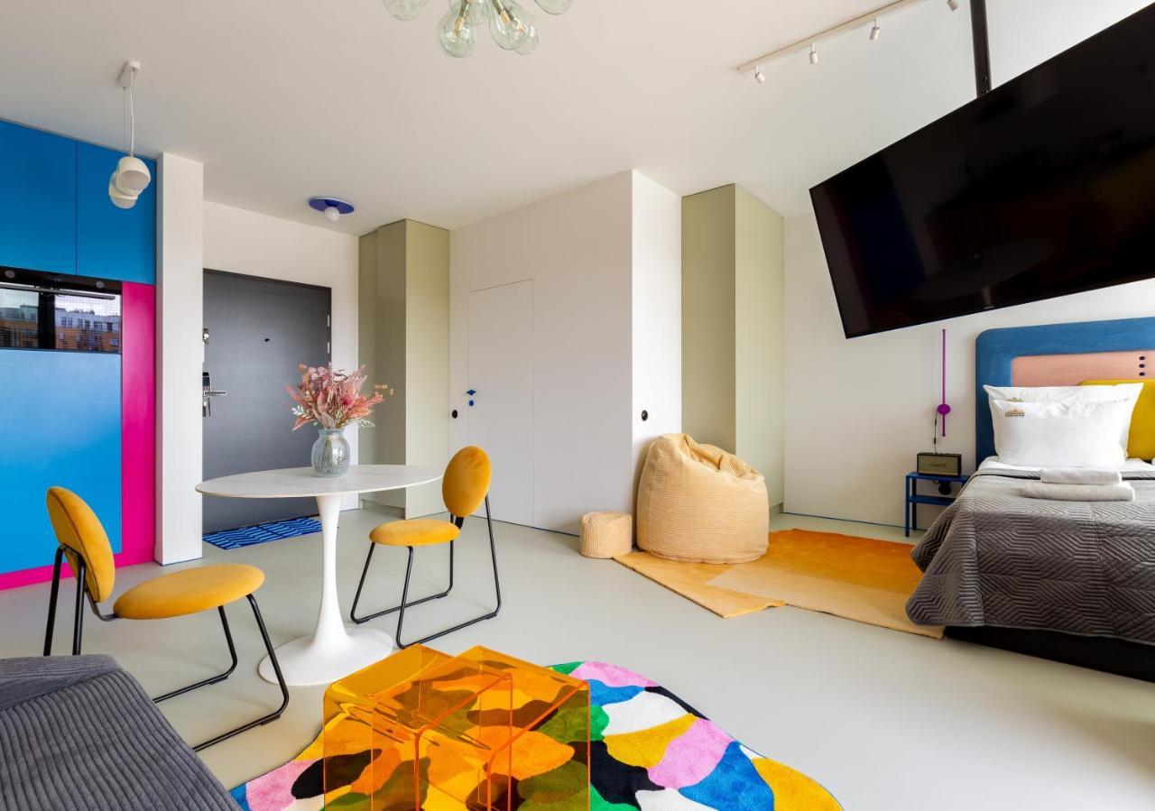 Chlebova - Riverside View Terrace, Free Parking, Gym & Kidsplay By Downtown Apartments Danzica Esterno foto