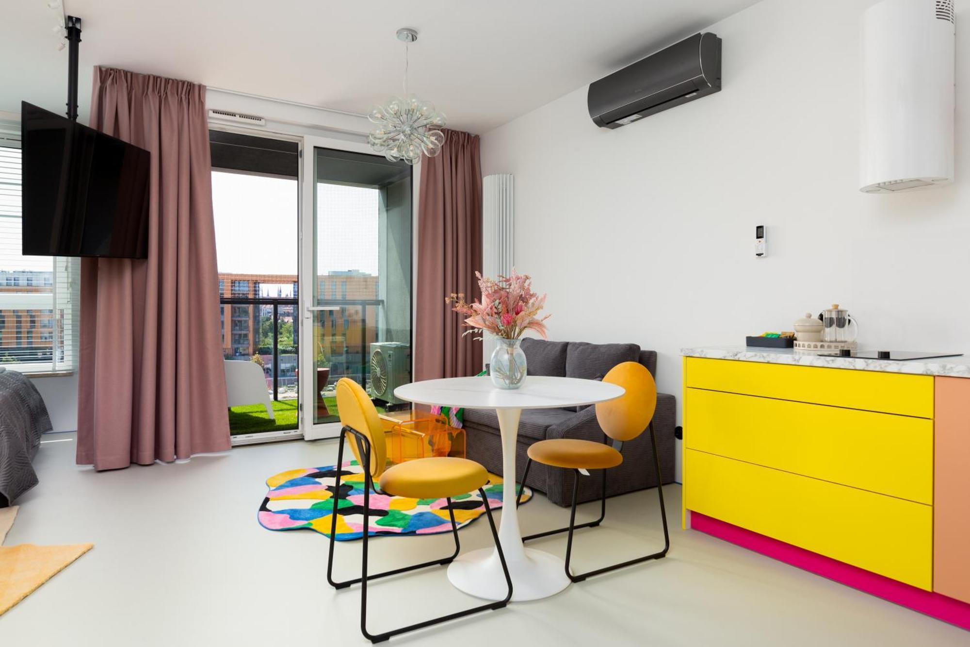 Chlebova - Riverside View Terrace, Free Parking, Gym & Kidsplay By Downtown Apartments Danzica Camera foto
