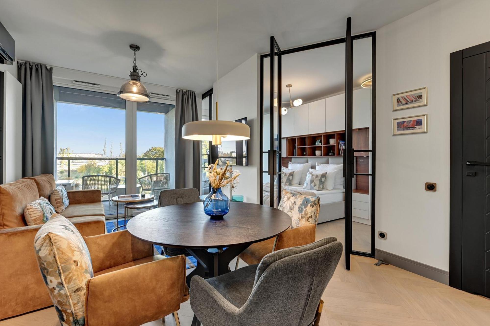 Chlebova - Riverside View Terrace, Free Parking, Gym & Kidsplay By Downtown Apartments Danzica Esterno foto
