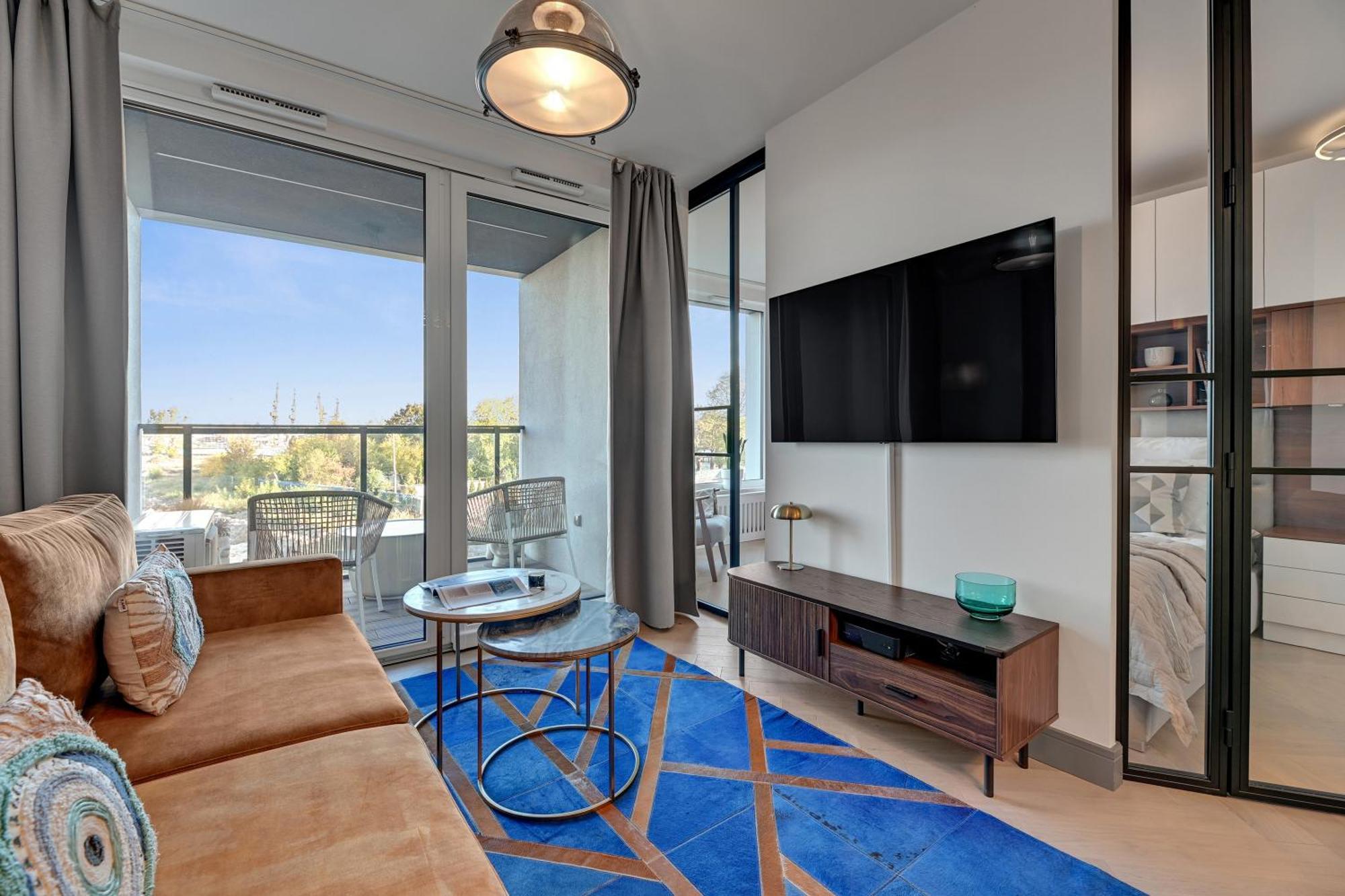 Chlebova - Riverside View Terrace, Free Parking, Gym & Kidsplay By Downtown Apartments Danzica Camera foto