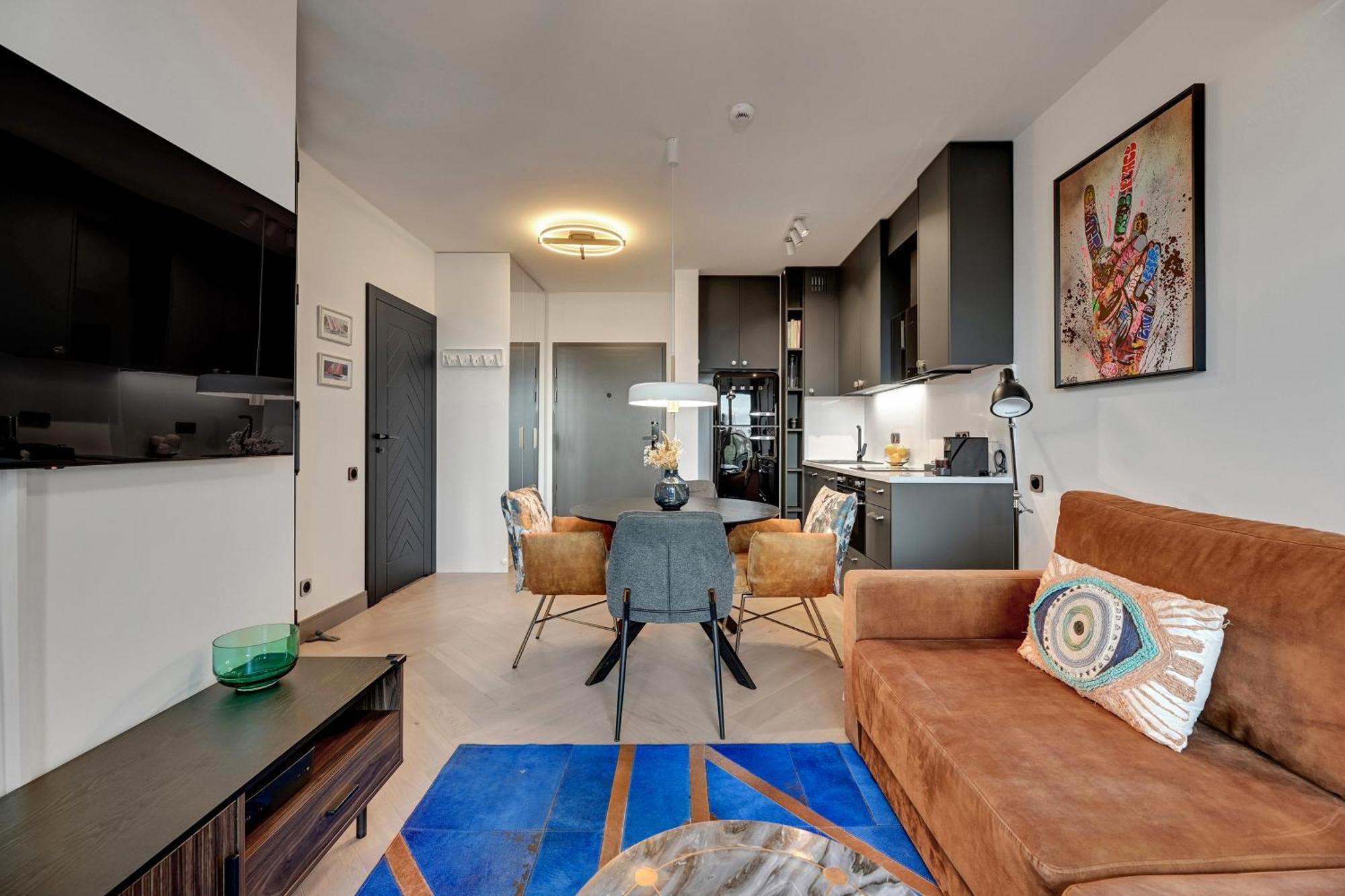 Chlebova - Riverside View Terrace, Free Parking, Gym & Kidsplay By Downtown Apartments Danzica Camera foto