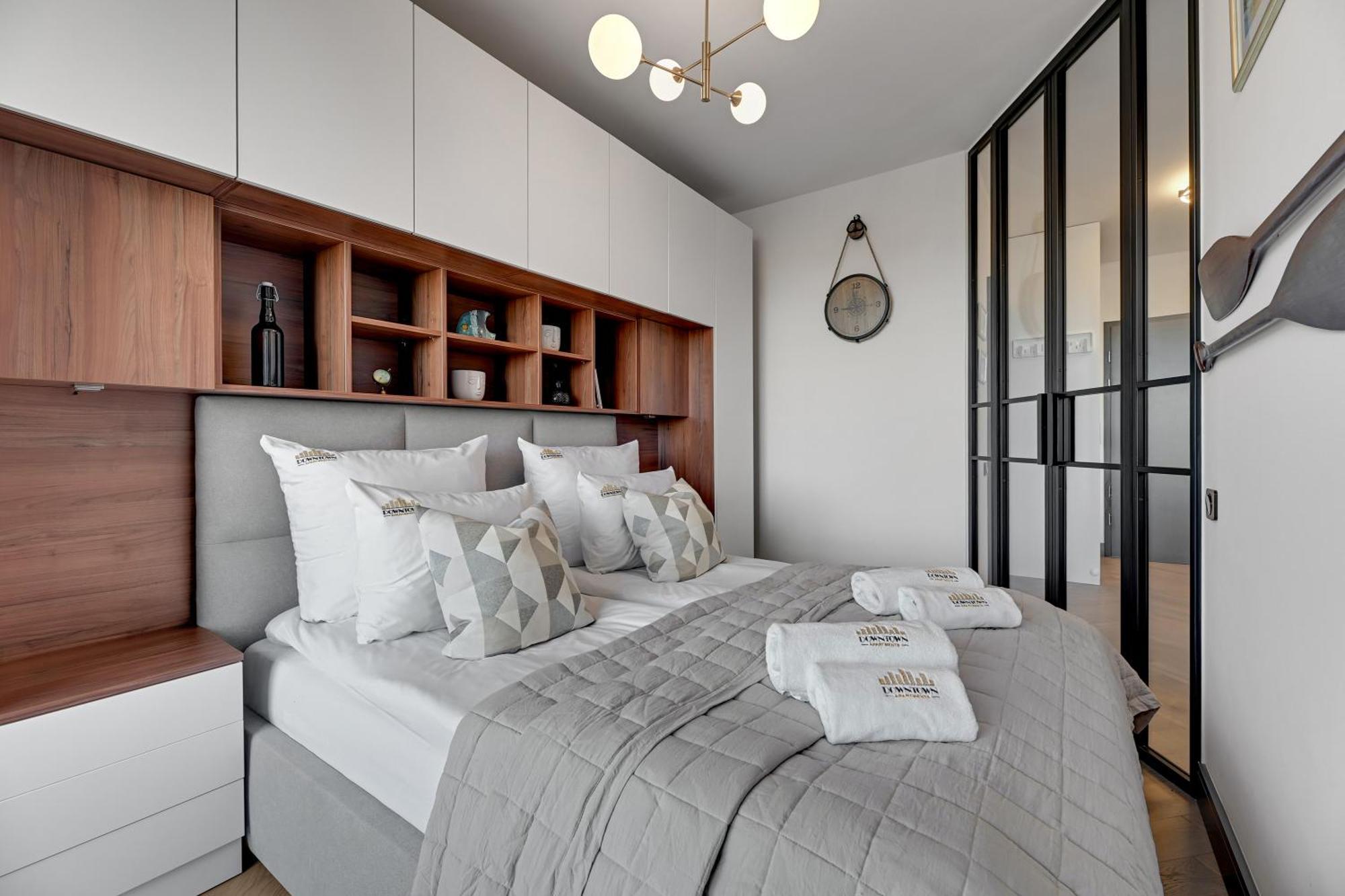 Chlebova - Riverside View Terrace, Free Parking, Gym & Kidsplay By Downtown Apartments Danzica Esterno foto