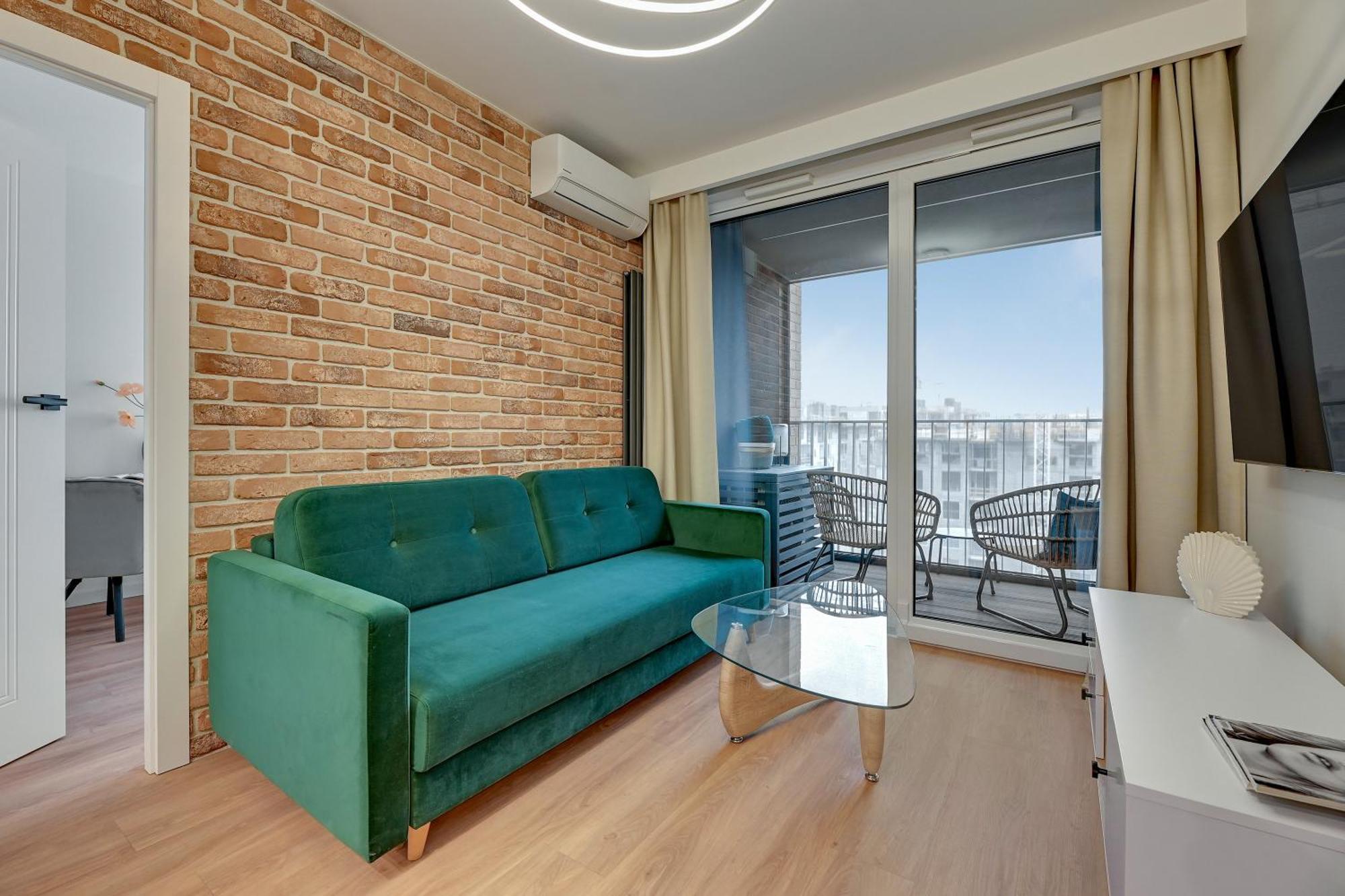 Chlebova - Riverside View Terrace, Free Parking, Gym & Kidsplay By Downtown Apartments Danzica Esterno foto