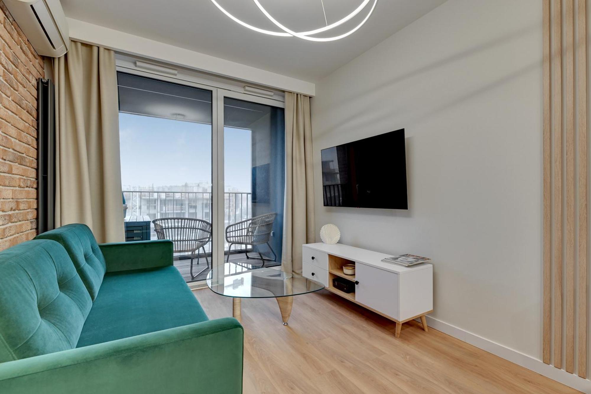 Chlebova - Riverside View Terrace, Free Parking, Gym & Kidsplay By Downtown Apartments Danzica Esterno foto