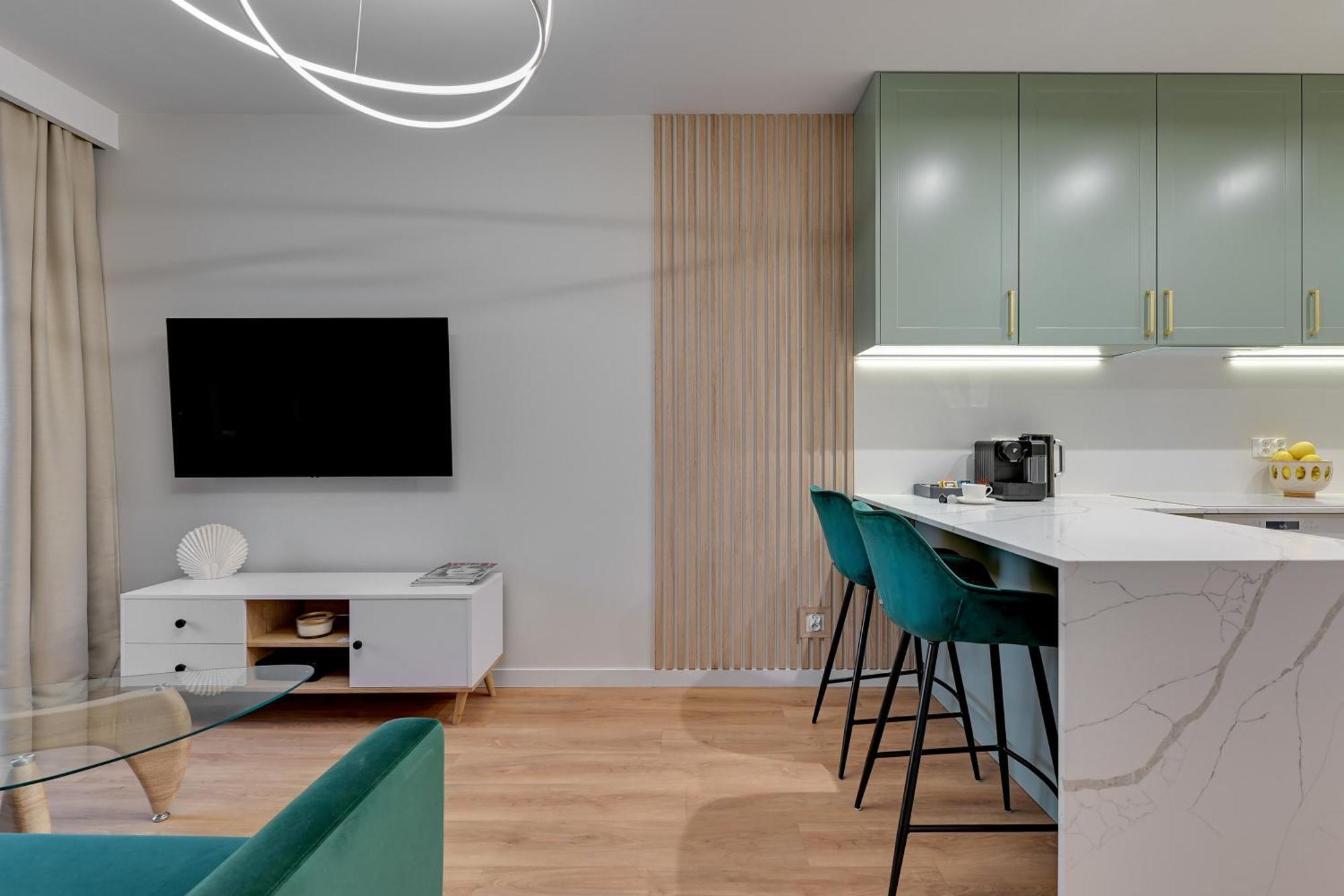 Chlebova - Riverside View Terrace, Free Parking, Gym & Kidsplay By Downtown Apartments Danzica Esterno foto